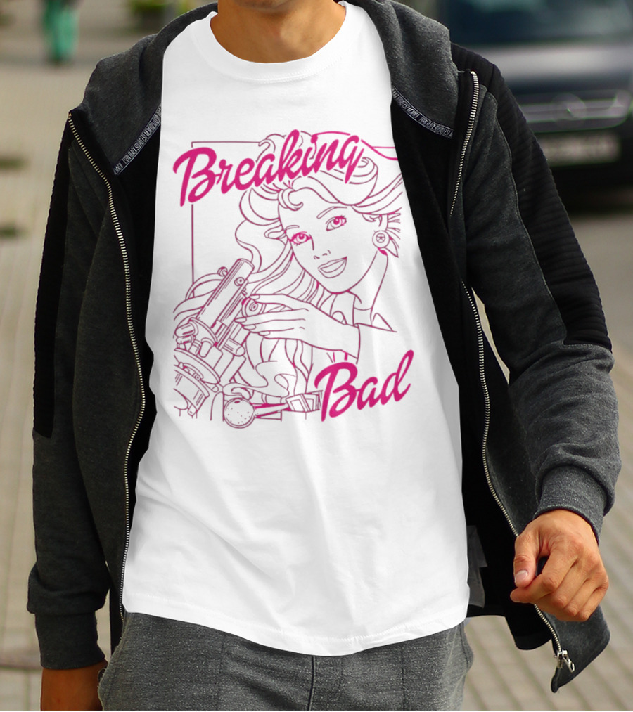 Breaking Bad Barbie Neon Sketch T-Shirt