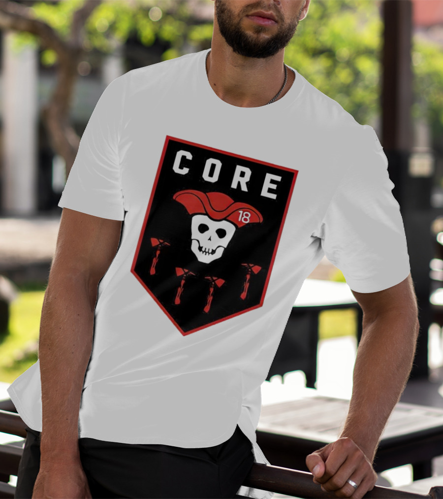 CORE Pirate Skull 18 Emblem T-Shirt