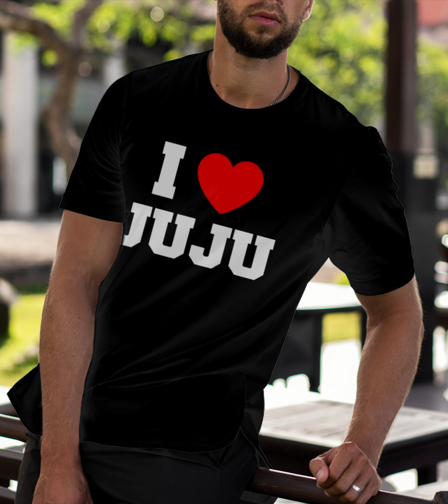 I Love Juju Red Heart T-Shirt