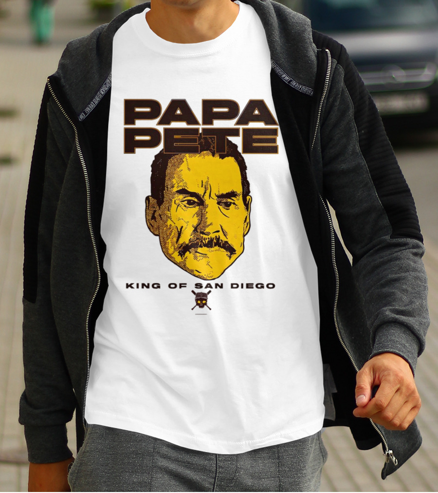 Papa Pete King Of San Diego Iconic Yellow T-Shirt