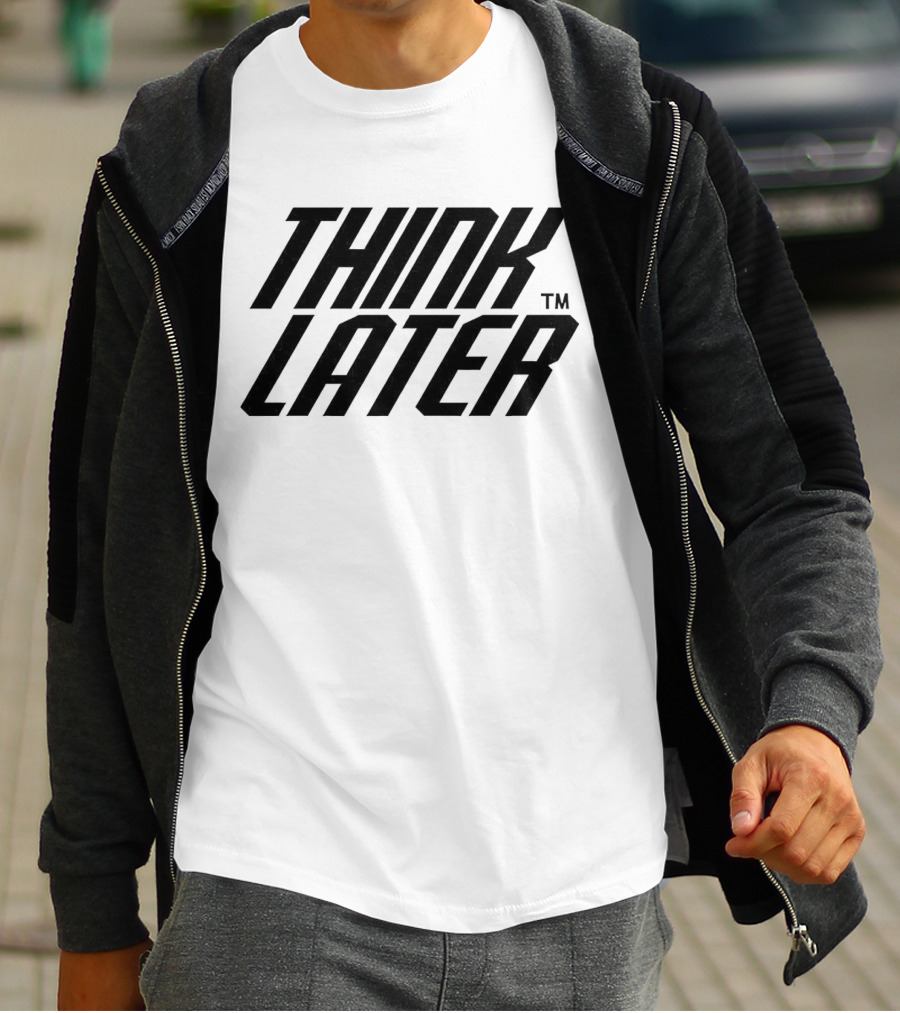 Tate McRae Think Later Collection Bold Empowerment T-Shirt