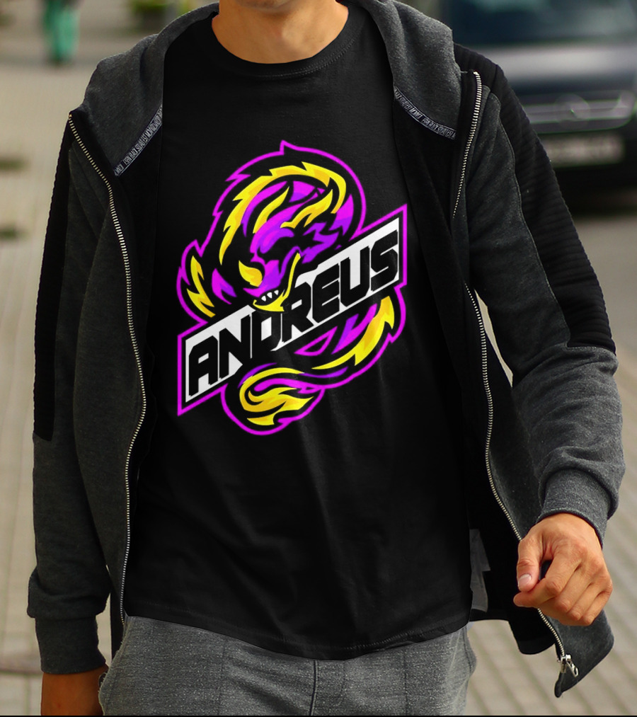 ANDREUS Dragon Logo Aoandreus13 T-Shirt