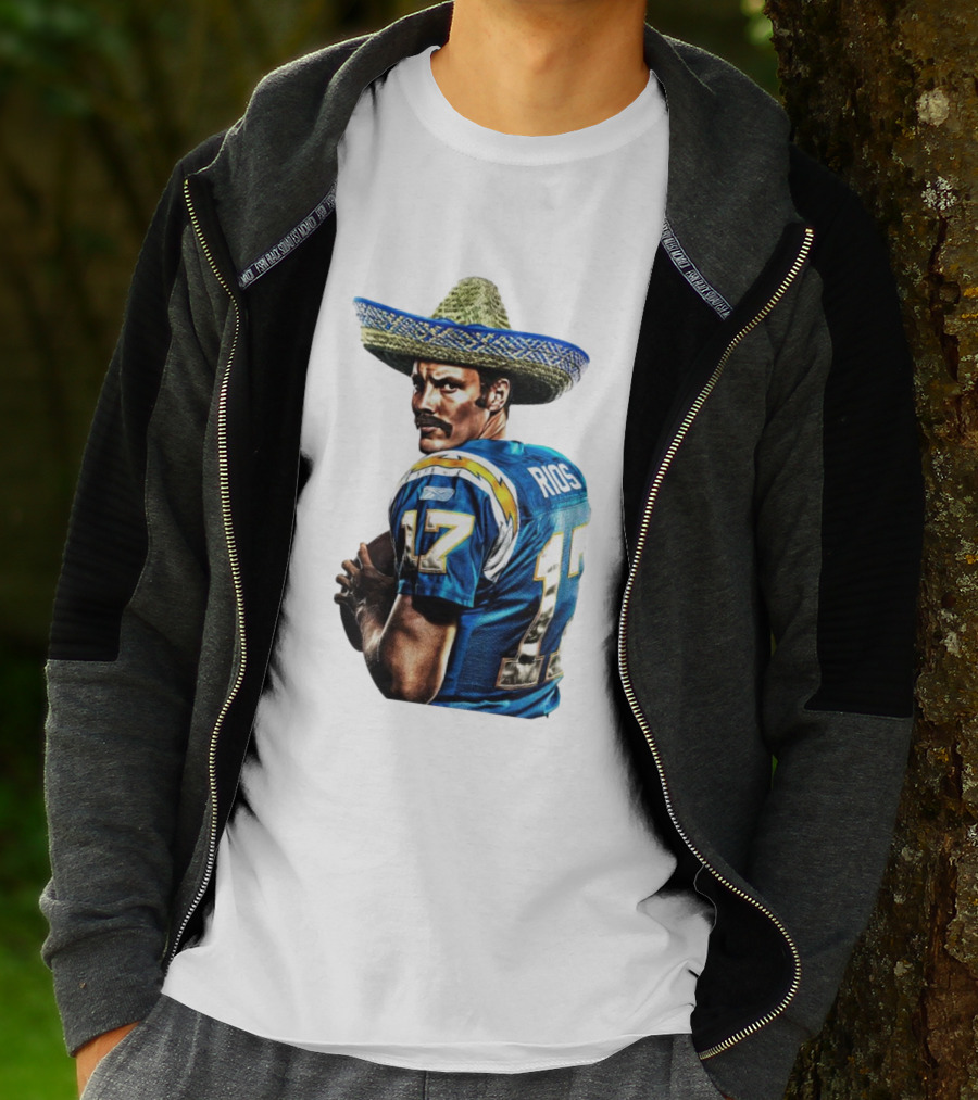 Rios 17 Los Angeles Chargers Sombrero T-Shirt