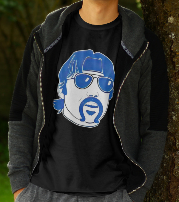 Minshew Mania Indianapolis Colts Iconic Quarterback Mustache Sunglasses T-Shirt