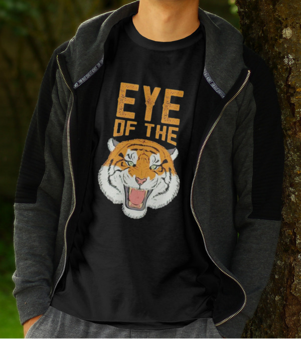 Eye Of The Tiger Fierce Roaring Tiger Face T-Shirt
