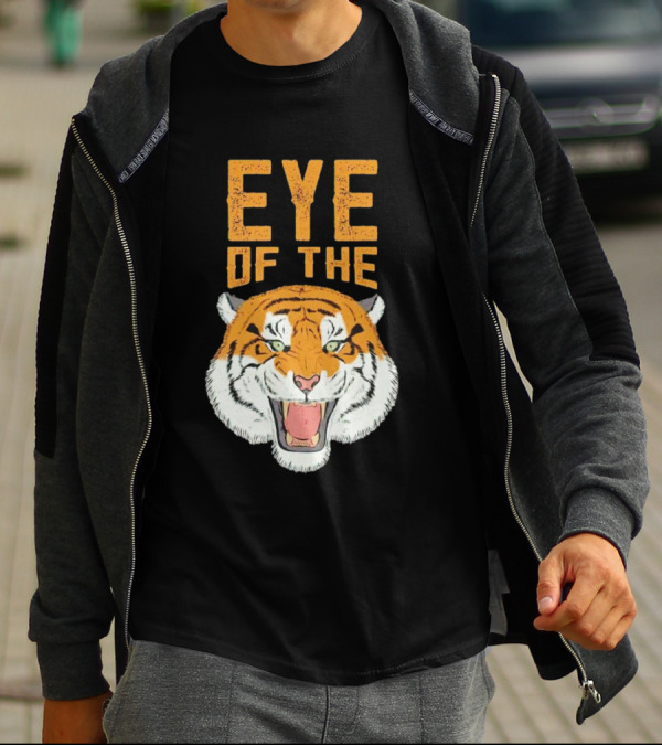 Eye Of The Tiger Fierce Roaring Tiger Face T-Shirt