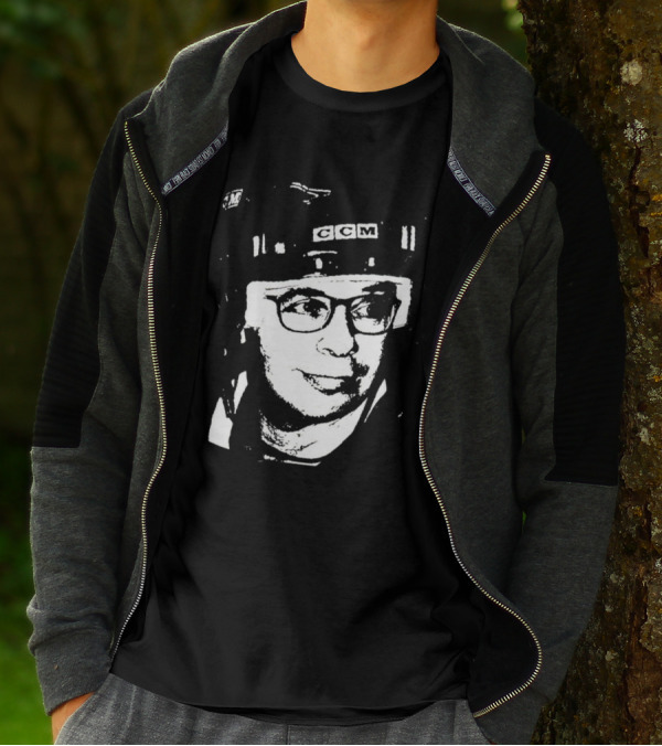 Rick Moranis CCM Hockey Helmet Iconic T-Shirt