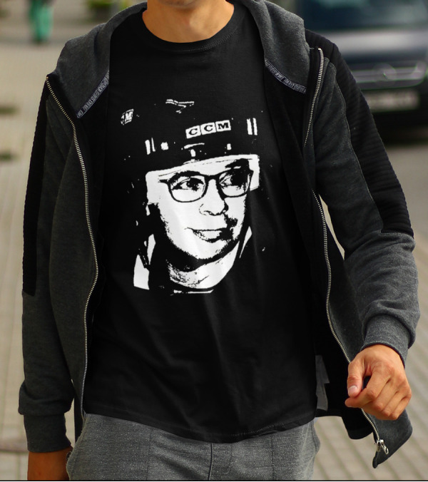 Rick Moranis CCM Hockey Helmet Iconic T-Shirt