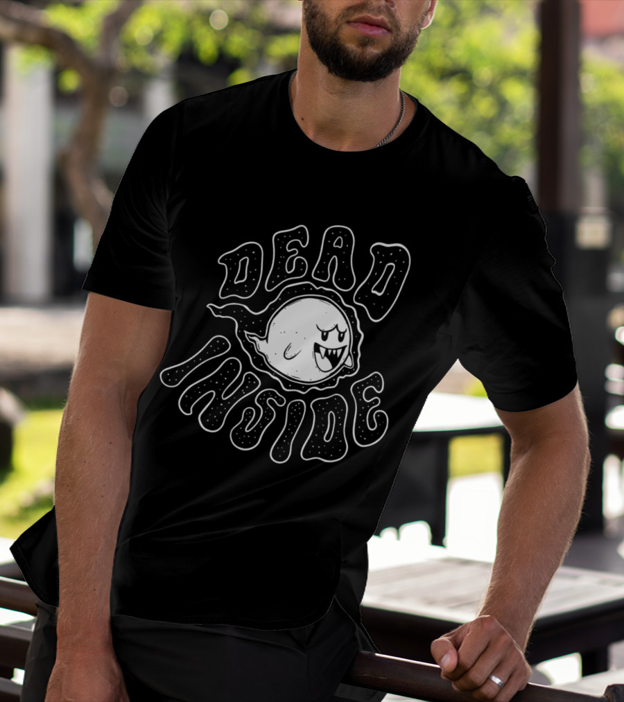 Dead Inside Horror Spooky Ghost T-Shirt