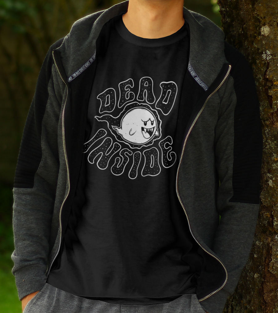 Dead Inside Horror Spooky Ghost T-Shirt