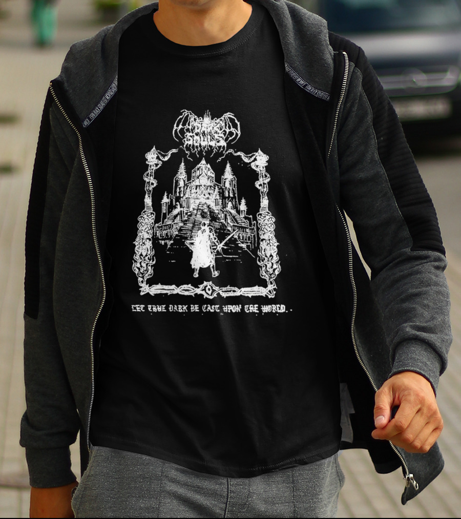 Burzum Let The True Dark Be Cast Upon The World Castle Scene T-Shirt