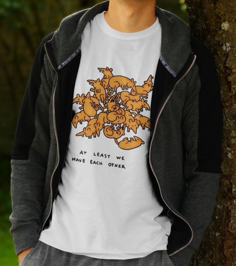At Least We Have Each Other Ratking Group Of Cartoon Rats T-Shirt
