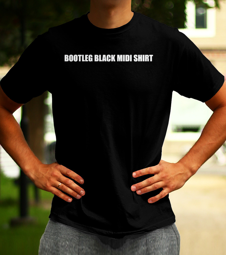 BOOTLEG BLACK MIDI T-Shirt