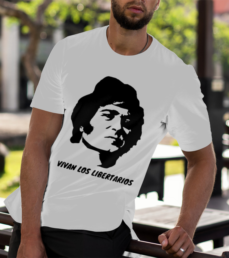 Javier Milei Vivan Los Libertarios Argentina Libertarian Movement T-Shirt