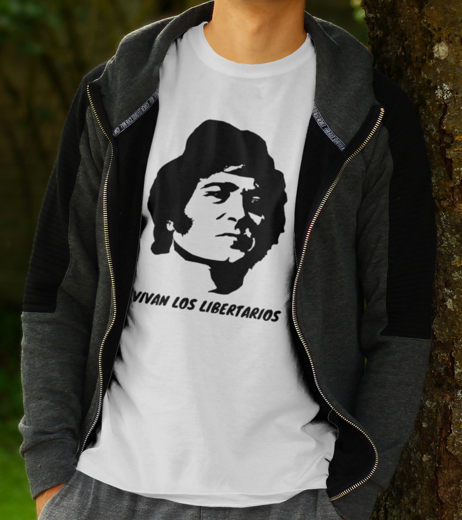 Javier Milei Vivan Los Libertarios Argentina Libertarian Movement T-Shirt