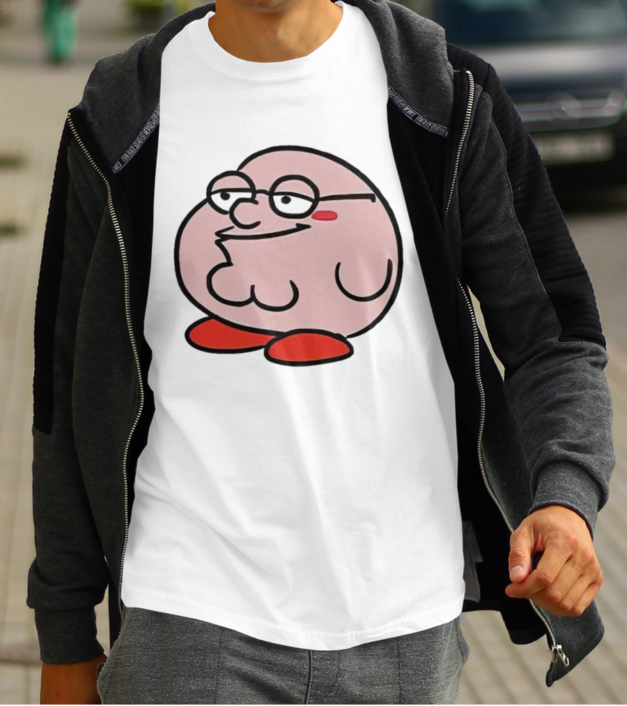 Peter Griffin Kirby Crossover Mashup T-Shirt