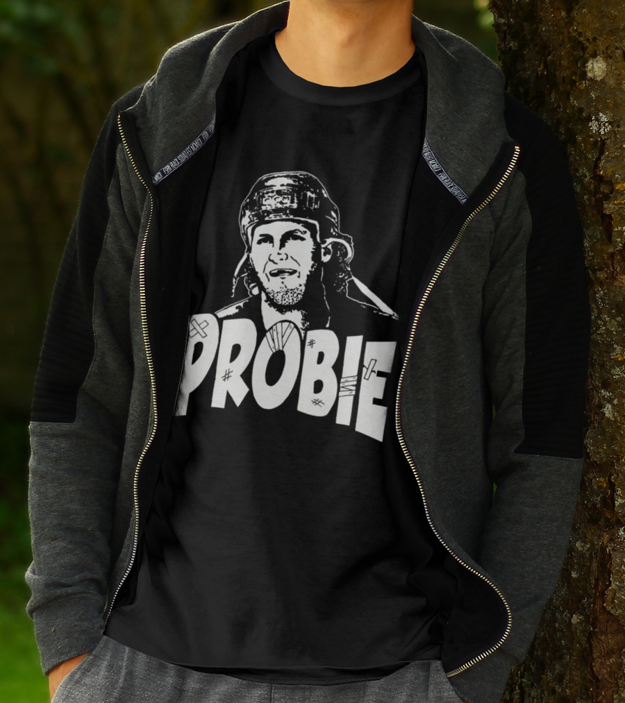 Bob Probert Probie Hockey T-Shirt