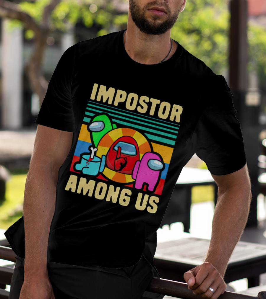 IMPOSTOR AMONG US Retro Crewmate T-Shirt