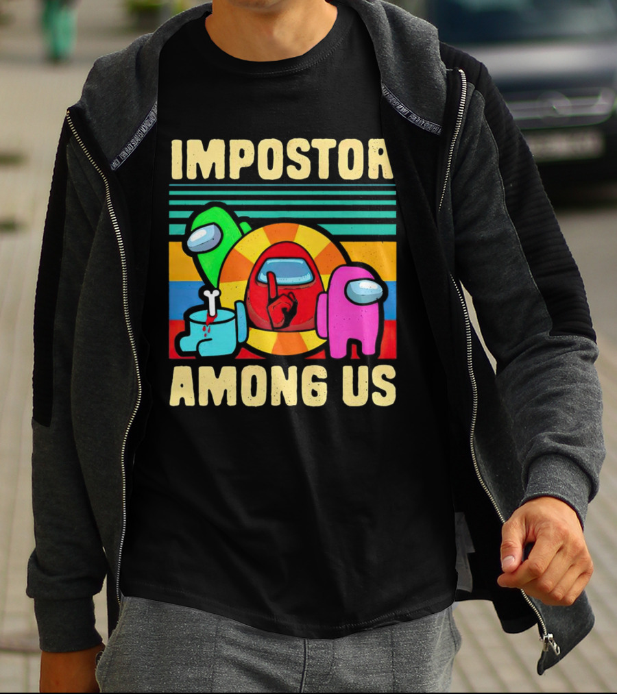 IMPOSTOR AMONG US Retro Crewmate T-Shirt