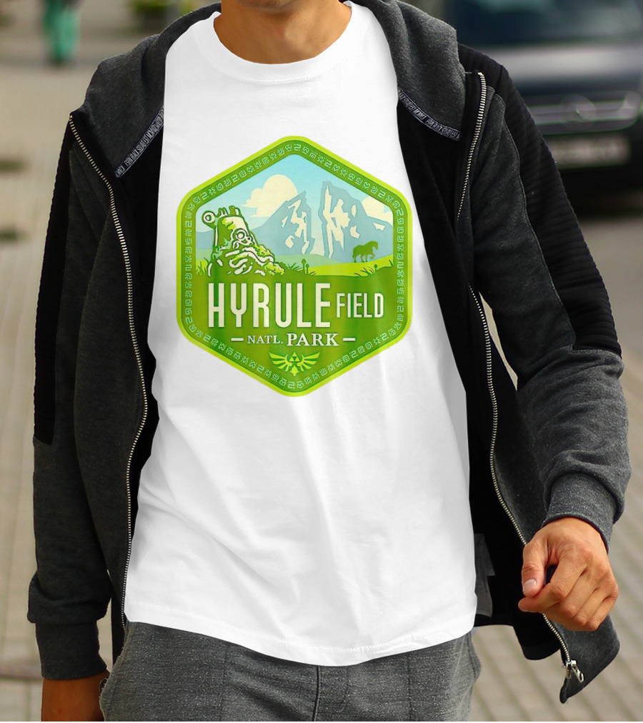 Hiking Wanderlust Hyrule Field National Park T-Shirt