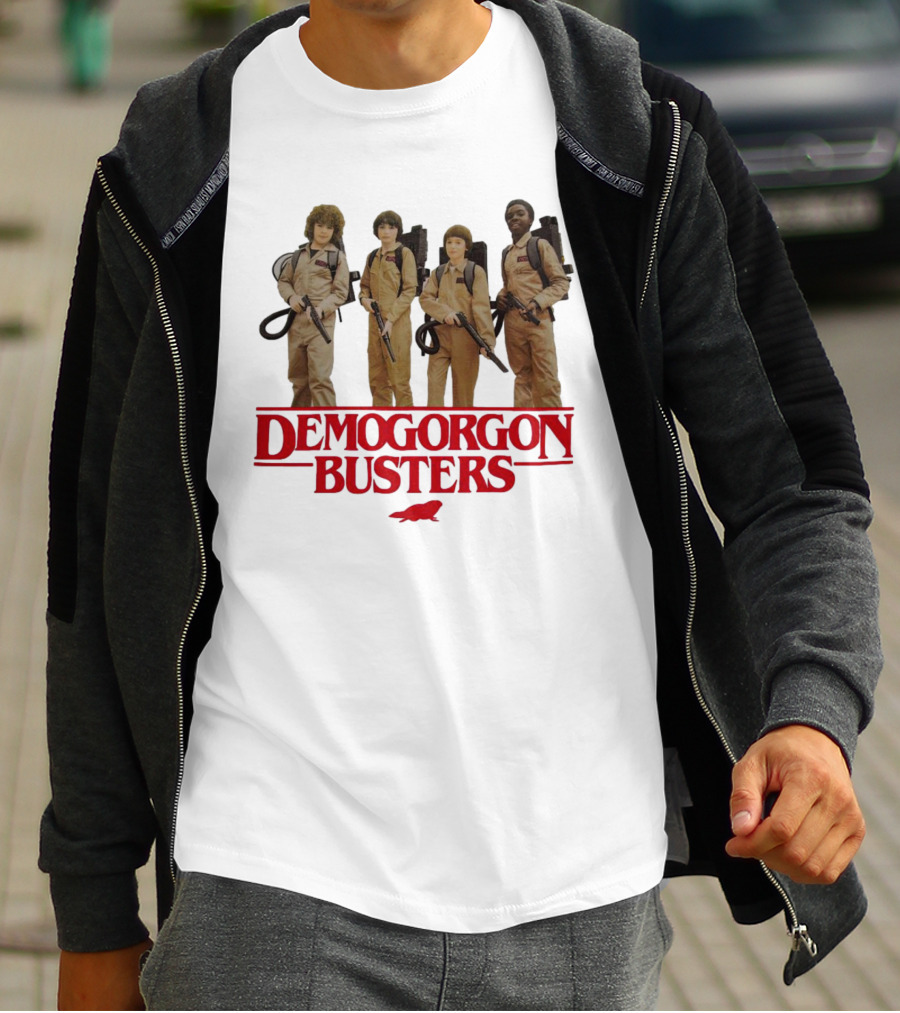 Cleveland Browns Stranger Things Demogorgon Busters Ghostbusters T-Shirt