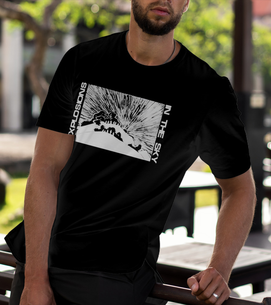 Explosions In The Sky Sunrise Mountain Burst T-Shirt