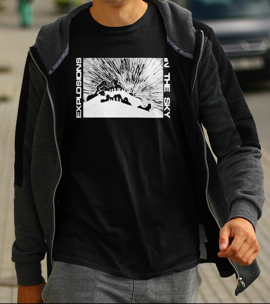 Explosions In The Sky Sunrise Mountain Burst T-Shirt