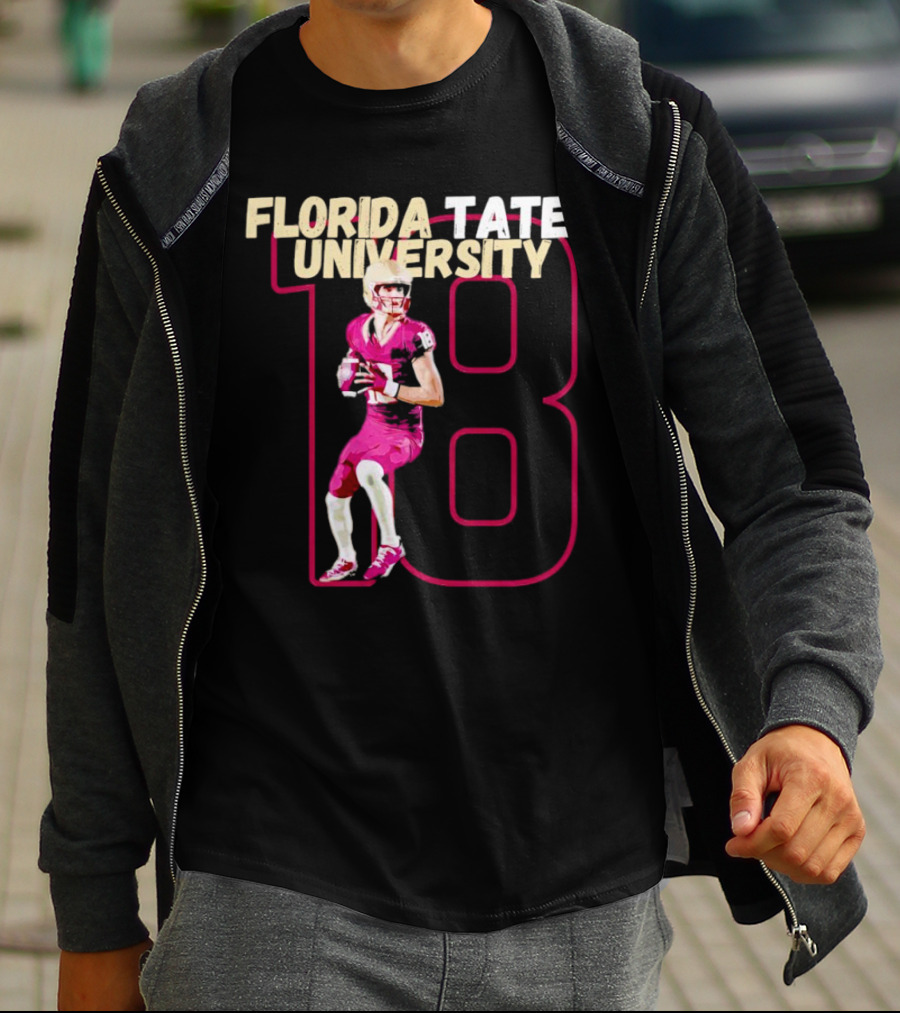Florida Tate University Football 18 Hopkins Player Action T-Shirt