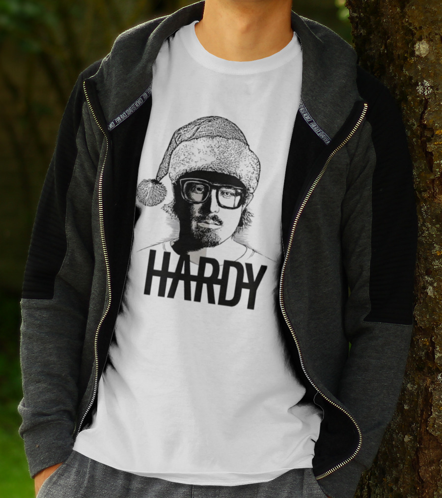 HARDY Santa Hat Christmas T-Shirt