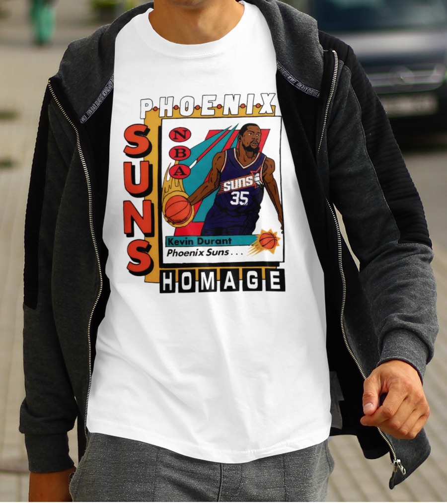 Kevin Durant Phoenix Suns NBA SkyBox Homage T-Shirt