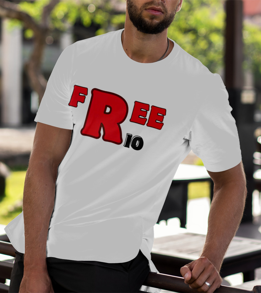 Peeta Mellark Free Rio Da Yung Rose Bold Red Letters T-Shirt