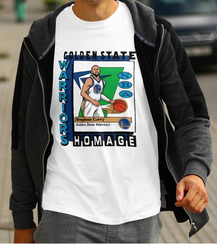Golden State Warriors Stephen Curry NBA Homage T-Shirt
