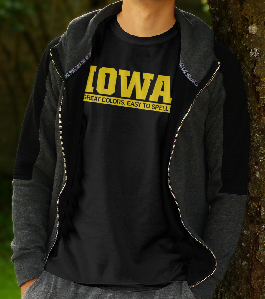 Iowa Great Colors Easy To Spell T-Shirt