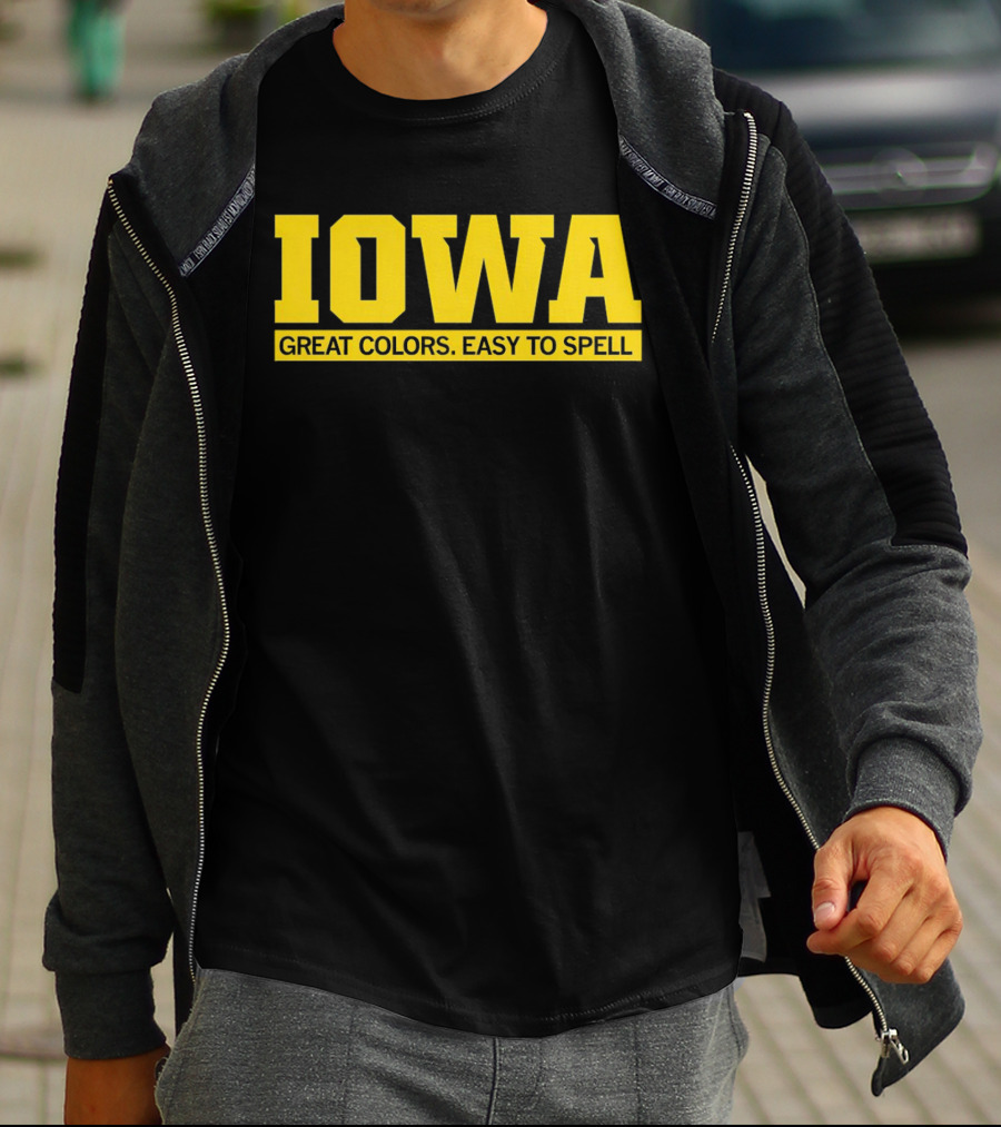 Iowa Great Colors Easy To Spell T-Shirt