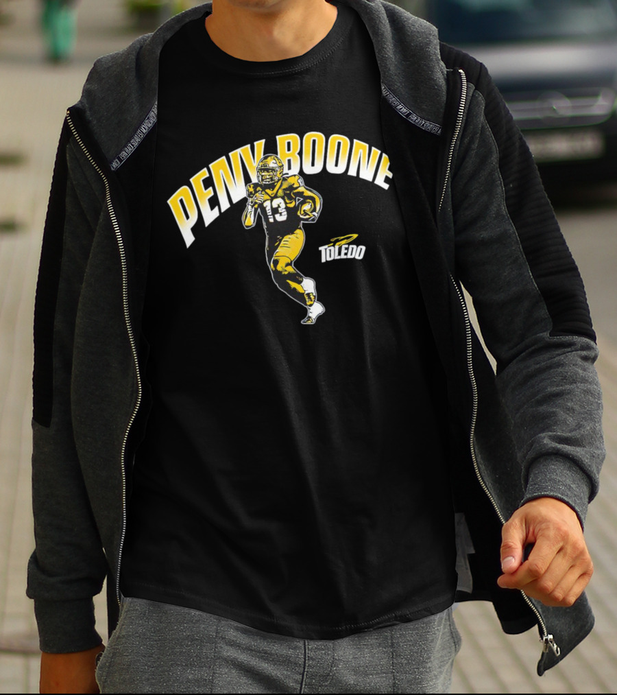 Peny Boone 13 Toledo Rockets Football T-Shirt