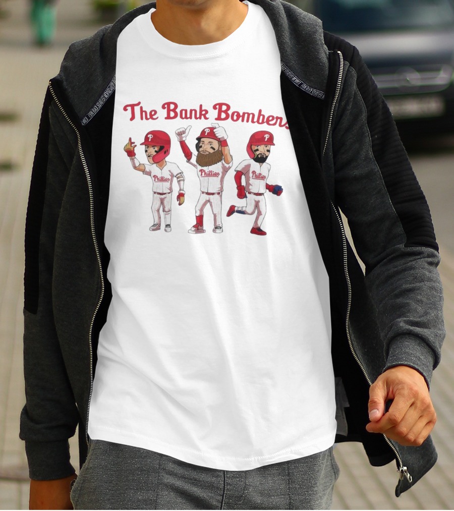 The Bank Bombers Phillies Bryce Harper T-Shirt