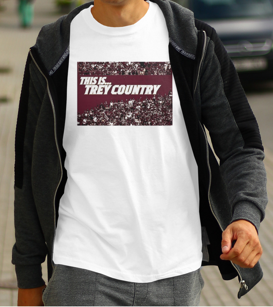This Is Trey Benson Country Football Fan Crowd Scene T-Shirt