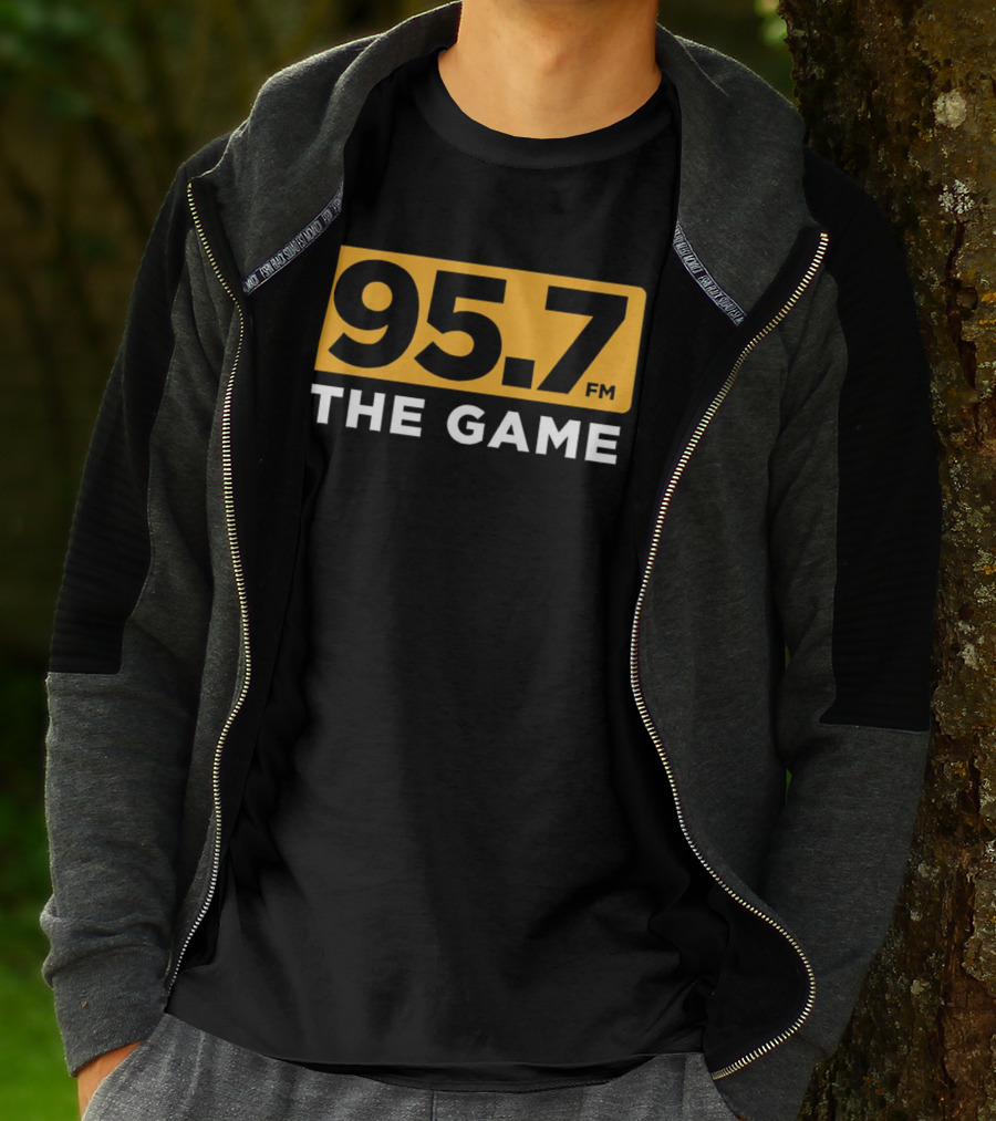 95.7 FM The Game Radio Station T-Shirt