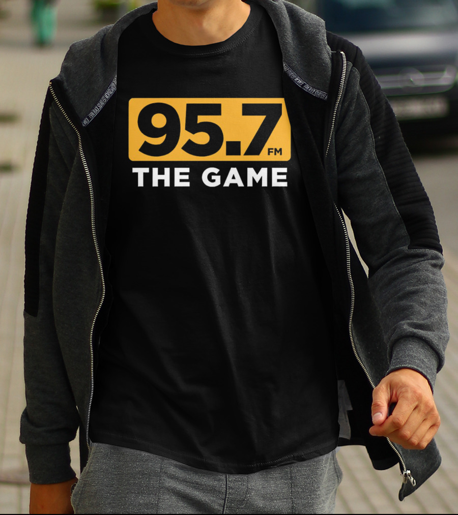 95.7 FM The Game Radio Station T-Shirt