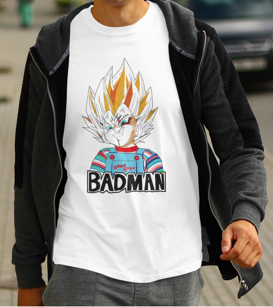 Badman Vegeta Chucky Good Guys Overalls T-Shirt
