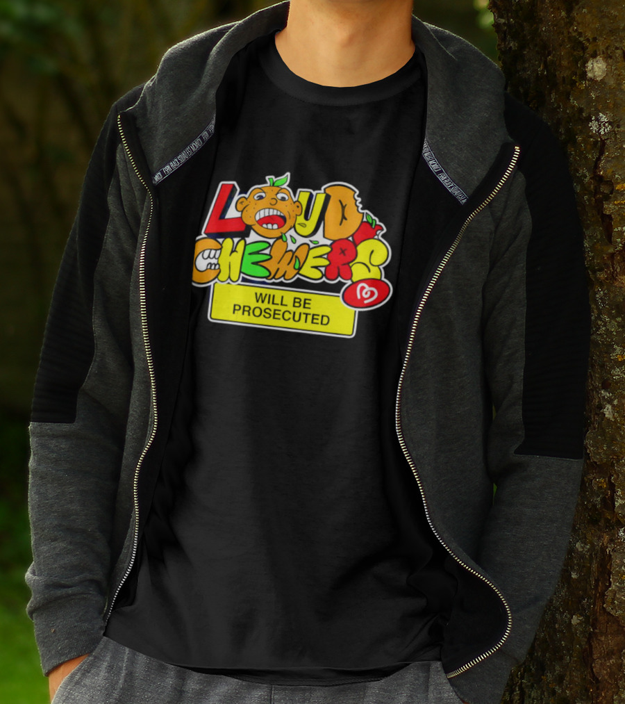 Loud Chewers Will Be Prosecuted Ice Cream Cartoon T-Shirt