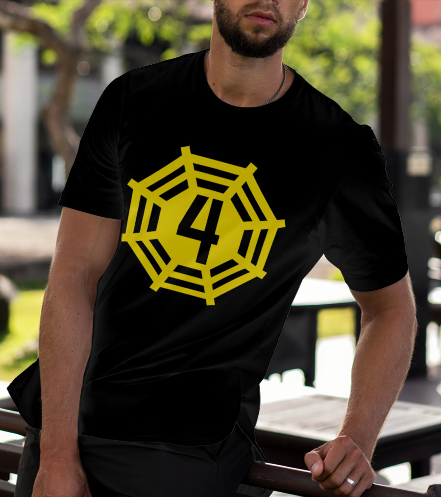 Oregon Ducks Football Number 4 Spence Dharma Initiative T-Shirt