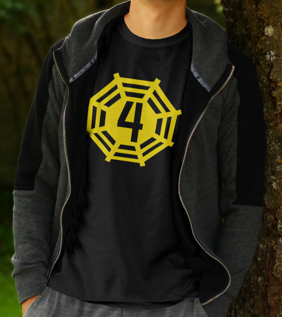 Oregon Ducks Football Number 4 Spence Dharma Initiative T-Shirt