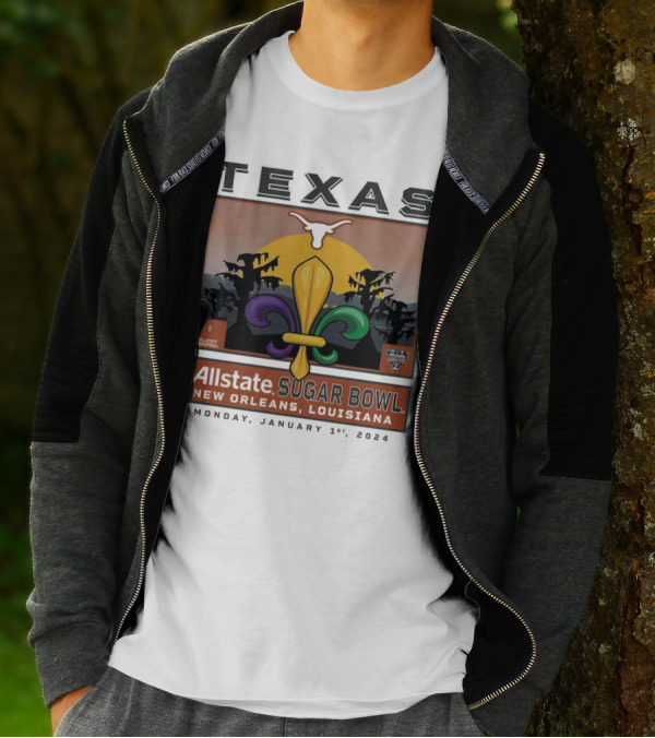 Texas Longhorns Allstate Sugar Bowl New Orleans January 1, T-Shirt