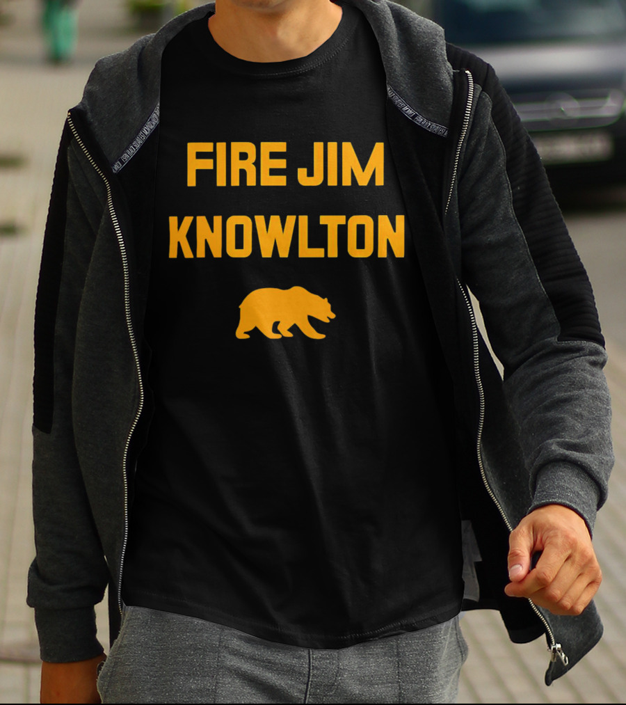 California Golden Bears Fire Jim Knowlton Bear T-Shirt