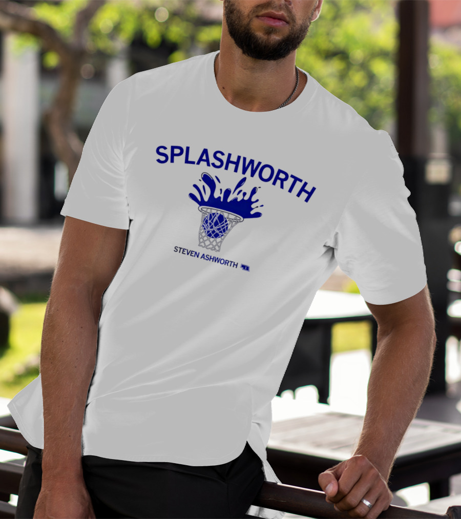 Splashworth Basketball Steven Ashworth Splash Dunk T-Shirt