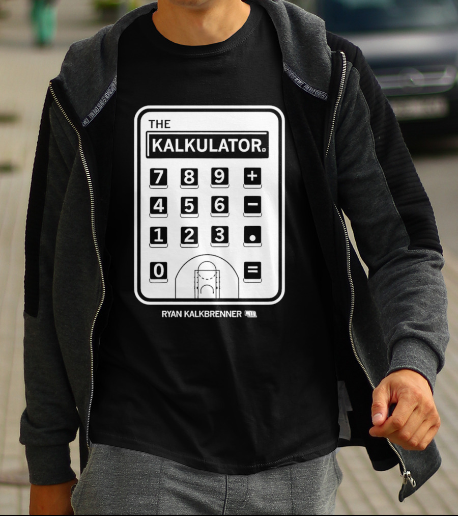 Ryan Kalkbrenner The Kalkulator Basketball Court Number 11 T-Shirt