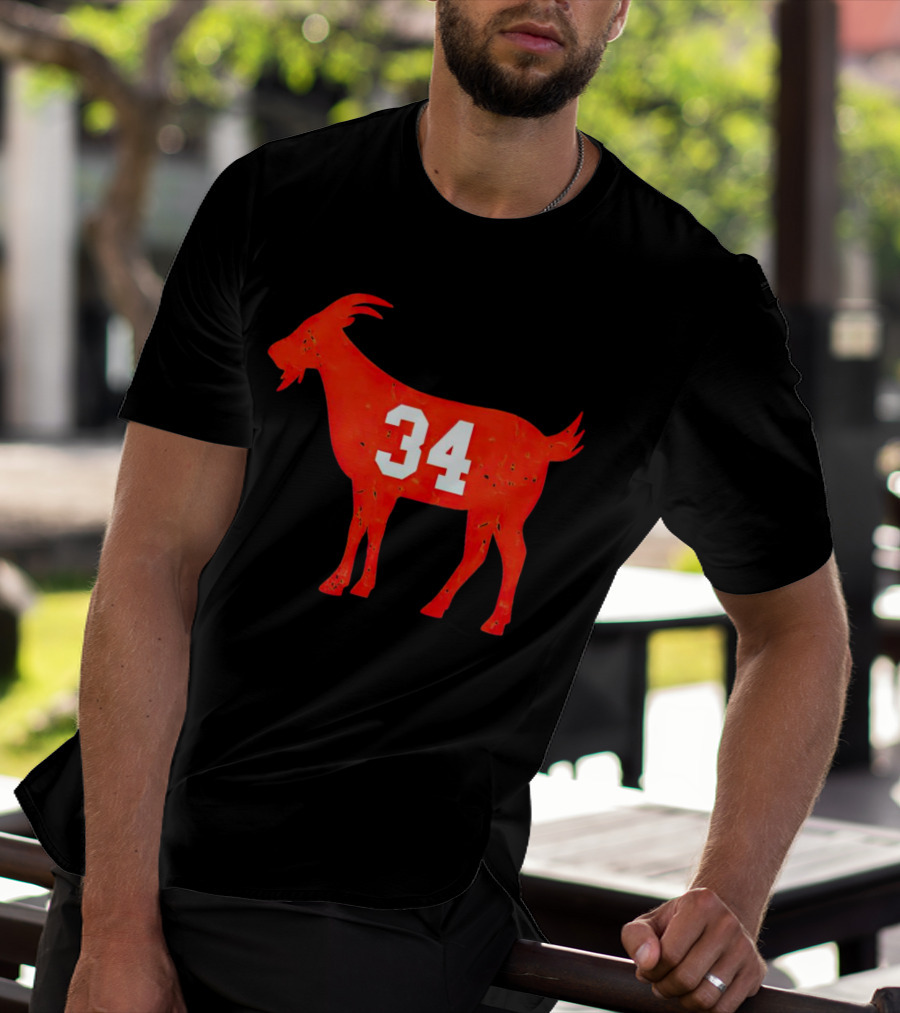 Walter Payton 34 Chicago Bears GOAT T-Shirt