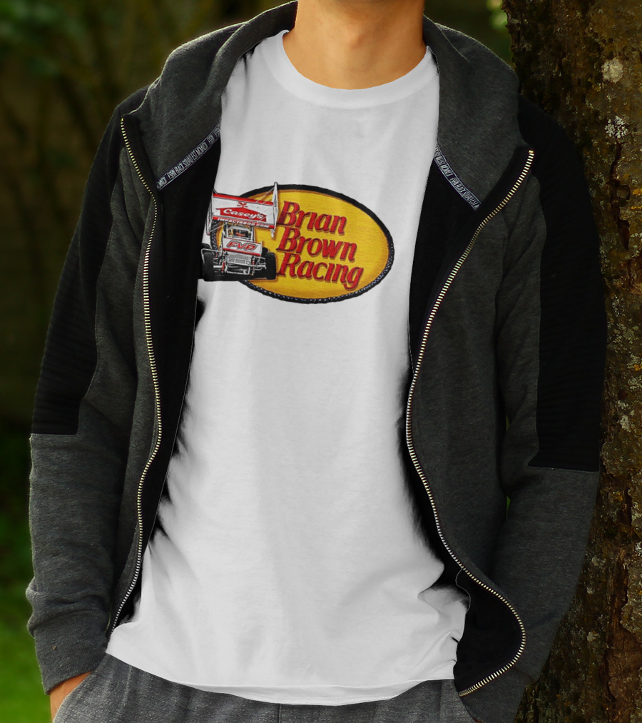 Brian Brown Racing Casey's FVP Sprint Car Racing T-Shirt
