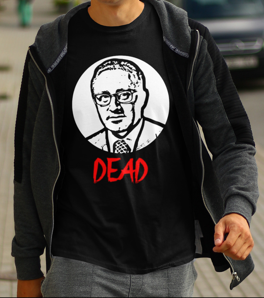 Henry Kissinger Dead Black And White T-Shirt